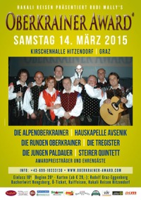 Oberkrainer Award 2015 Kirschenhalle Graz Hitzendorf