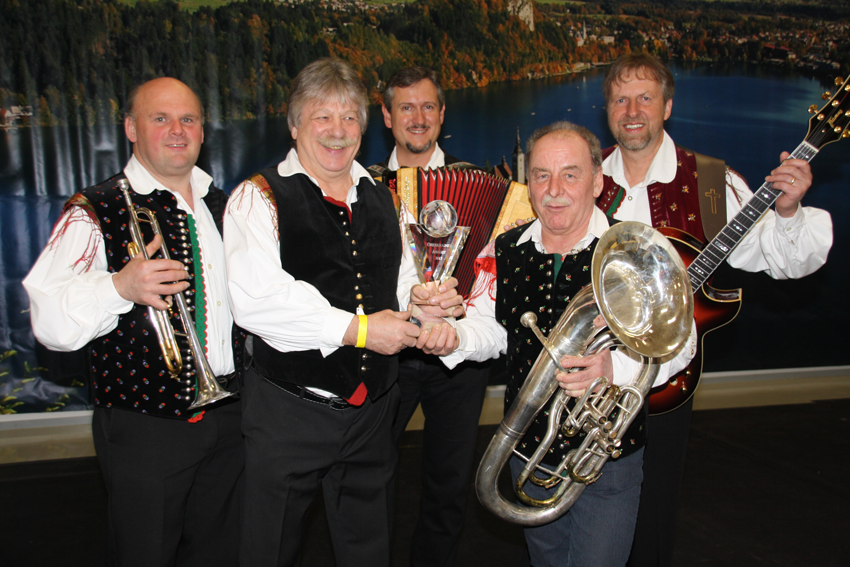 Friedl Lazarus Mooskirchner Quintett beim Oberkrainer Award