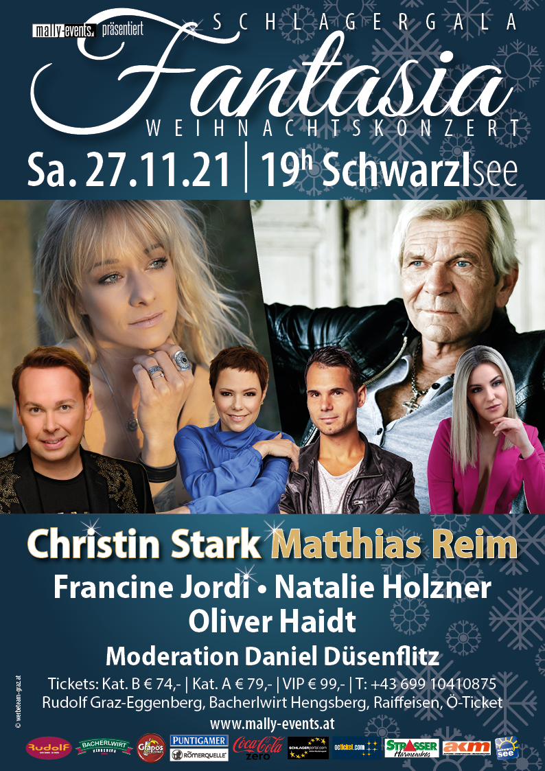 Fantasia Weihnachtskonzert Schlagergala 2021 Schwarzlsee